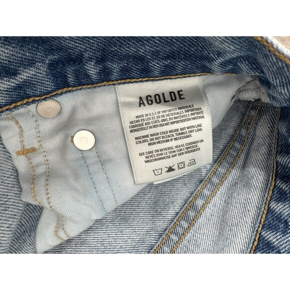 Agolde 90s mid rise loose fit jeans in Fallout wash Size 24 - Picture 8 of 10